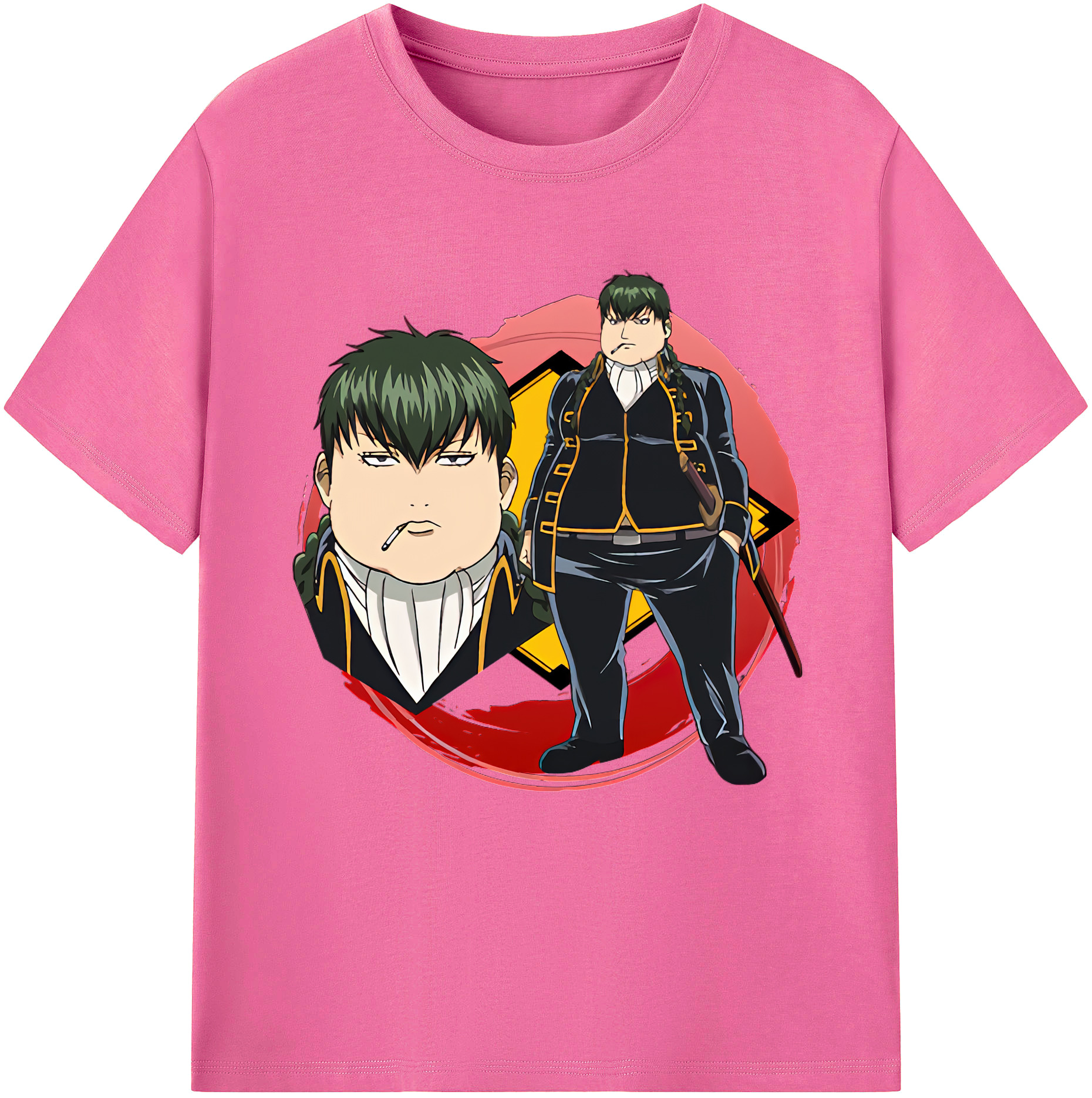 （画像用） ぎんたま 坂田銀時（さかたぎんとき） 神楽 志村新八（しむら しんぱち） GINTAMA Sakata Gintoki Kagura Shimura Shinpachi レディースカジュアルプリントTシャツ（綿100％）